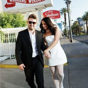 Bardot white mini dress